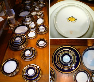 Lot 332 - Rosenthal Porcelain Gilt and Cobalt Decorated...