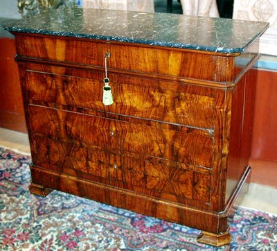 Lot 324 - Charles X Rosewood Commode The rectangular...