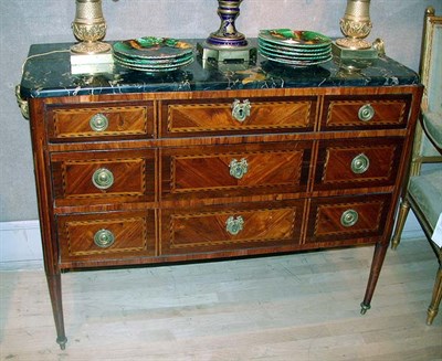 Lot 315 - Louis XVI Style Fruitwood Commode The...