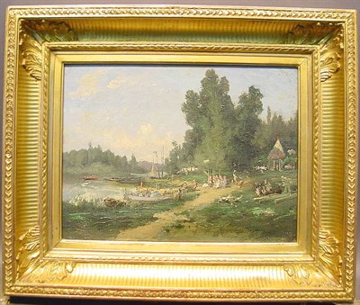 Lot 197 - Maurice Levis French, 1860-1940 VILLAGE FOLK...