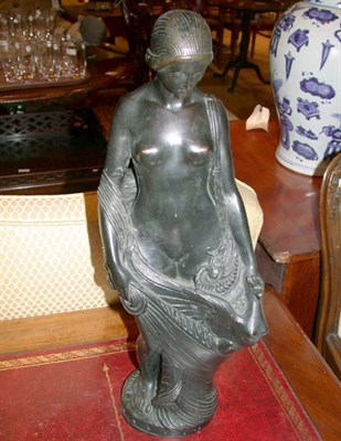 Lot 496 - Bronze Allegorical Figure of America Signed.