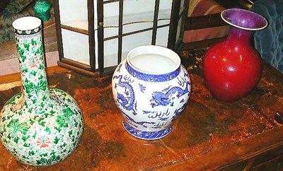Lot 183 - Group of Three Chinese Pottery Vases
