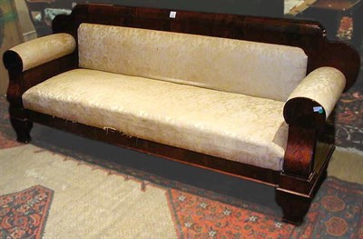 Lot 215 - Classical Mahogany Sofa 19th Century The...