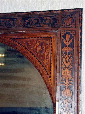 Lot 159 - Victorian Marquetry Inlaid Mirror