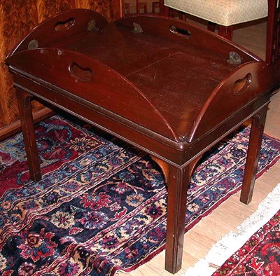 Lot 207 - George III Style Mahogany Tray Table