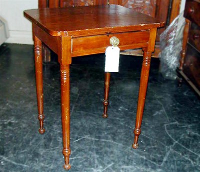 Lot 357 - Federal Maple Work Table The rectangular top...