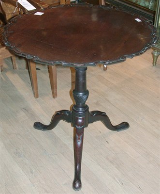 Lot 444 - George III Style Mahogany Tilt-Top Piecrust...