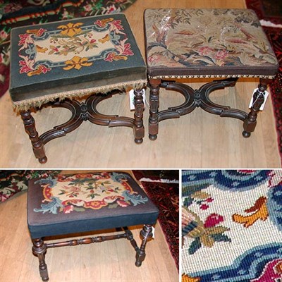 Lot 319 - Two Baroque Style Needlework Upholstered...