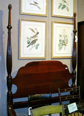 Lot 219 - Federal Mahogany Bed Philadelphia, early 19th...