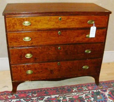 Lot 422 - Federal Inlaid Cherry Chest of Drawers Early...