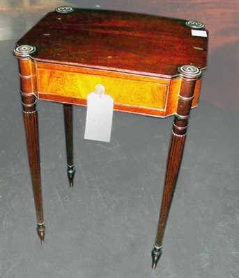 Lot 65 - Federal Inlaid Mahogany Work Table The...