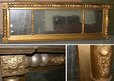 Lot 141 - Classical Gilt-Wood Overmantel Mirror 19th...