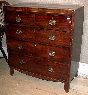 Lot 340 - George III Mahogany Chest of Drawers