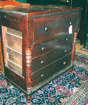 Lot 228 - Late Federal Mahogany Butler's Desk 19th...