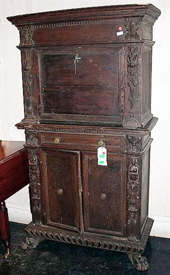 Lot 200 - Baroque Style Walnut Desk