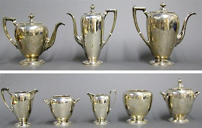 Lot 451 - Dominick & Haff Sterling Silver Tea and Coffee...