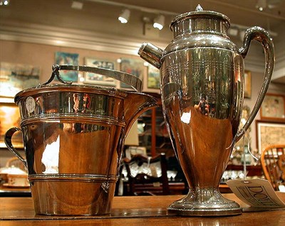 Lot 409 - Webb Sterling Silver Ice Pail Together with a...