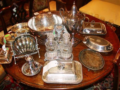 Lot 421 - Miscellaneous Group of Silver Plated and Glass...
