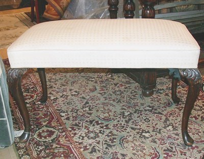 Lot 594 - Georgian Style Mahogany Bench