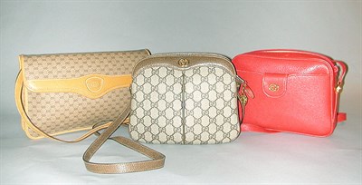 Lot 312 - Three Gucci Handbags Italian, 1980s/90s...
