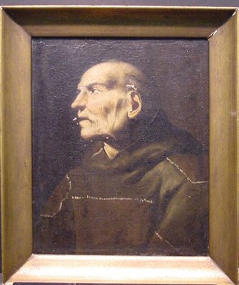 Lot 98 - Spanish School 17th Century ST. FRANCIS Oil on...