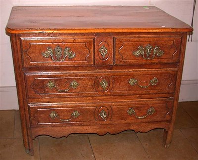 Lot 283 - Provincial Louis XV Walnut Commode Mid 18th...