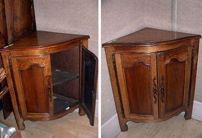 Lot 335 - Pair of Provincial Louis XV Style Walnut...