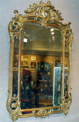 Lot 357 - Rococo Style Gilt Carved Wood Mirror Pierced...