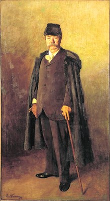 Lot 487 - Emile Friant French, 1863-1932 PORTRAIT OF...