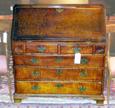 Lot 398 - Chippendale Maple Slant Front Desk New...