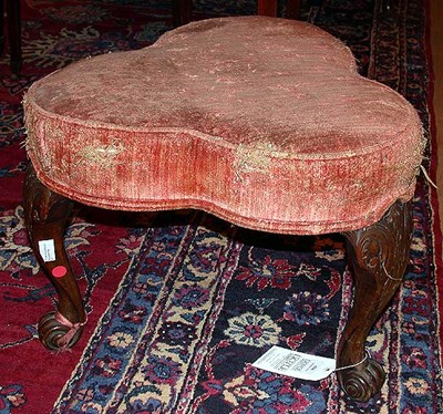 Lot 554 - George II Style Mahogany Stool