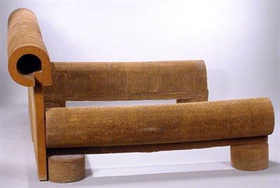 Lot 145 - Cardboard Easy Edges Bed Designed by Frank Gehry