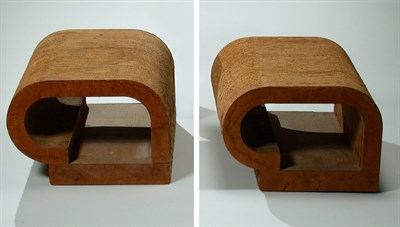 Lot 143 - Pair of Cardboard Easy Edges Side Tables...