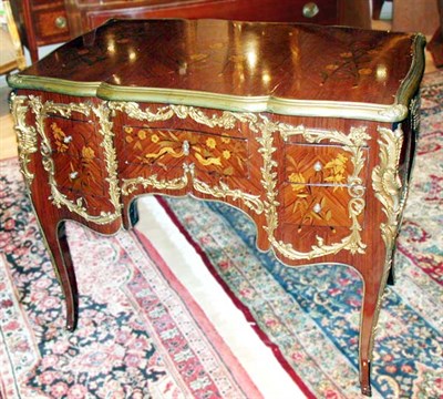 Lot 430 - Louis XV Style Marquetry Inlaid Desk The...