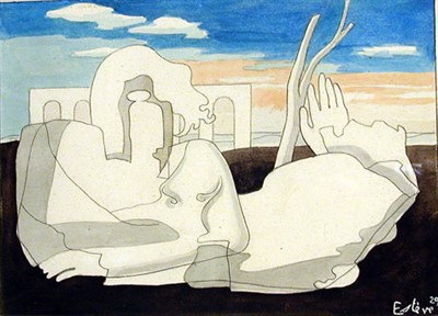 Lot 30 - Maurice Esteve French, 1904-2001 FEMME AU...