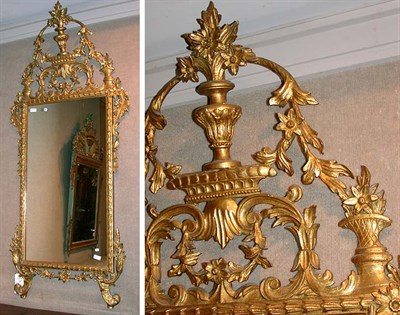 Lot 456 - Italian Neoclassical Gilt-Wood Mirror