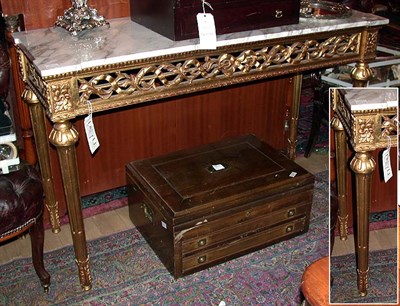 Lot 479 - Louis XVI Style Gilt-Wood Console