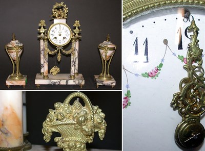 Lot 156 - Louis XVI Style Bronze and White Marble...