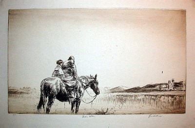Lot 395 - Levon West BLACKFOOT GLACIER; CHIEF EAGLE CALF;...