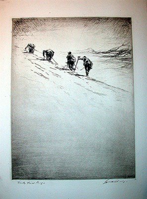Lot 394 - Levon West THE MOUNTAIN CLIMBERS; ST. MARY'S...