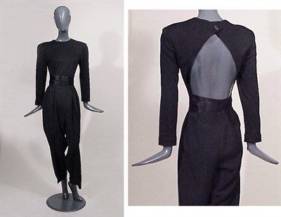 Lot 153 - Geoffrey Beene Evening Jumpsuit American,...