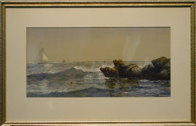 Lot 57 - Edmund Darch Lewis American, 1835-1910 SLOOP...