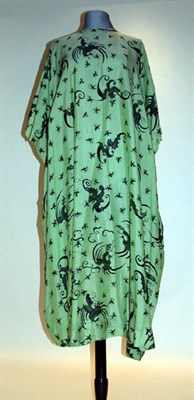 Lot 184 - Silk Batik Caftan Possibly Bali, 1970s Black...