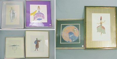 Lot 486 - Collection of Erte Drawings 1920s Comprising...