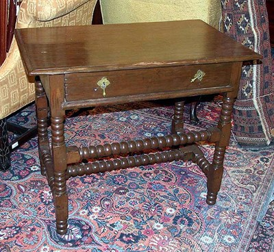 Lot 278 - Provincial Walnut Stained Side Table