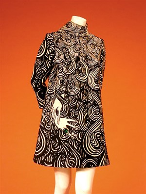 Lot 114 - Fabiani Surrealist Dress Italian, 1960s Of...
