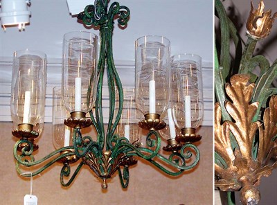 Lot 370 - Neoclassical Style Gilt and Patinated-Metal...
