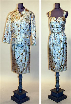 Lot 81 - Chanel Silk Twill Summer Ensemble French, late...