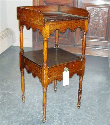 Lot 386 - Classical Grain Painted Pine Washstand With...