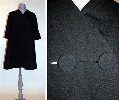 Lot 129 - Linda Kinoshita Black Evening Coat American,...